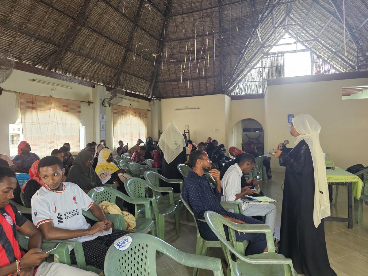 Women and youth digital skills class in Lamu